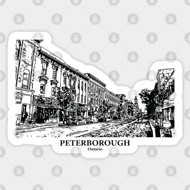 Peterborough - Ontario Sticker by Lakeric